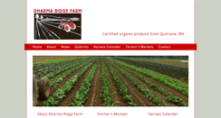 Desktop Screenshot of dharmaridgefarm.com